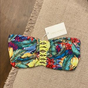 San Lorenzo bandeau swim bikini top
